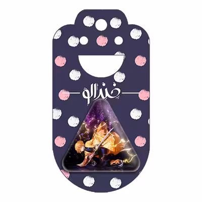 پیکسل خندالو طرح زنیتسو انیمه شیطان کش مدل مثلثی کد 11466