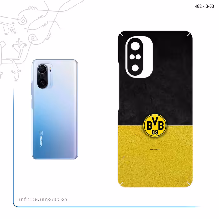 برچسب پوششی ماهوت مدل Borussia Dortmund FC مناسب برای گوشی موبایل شیائومی Mi 11i