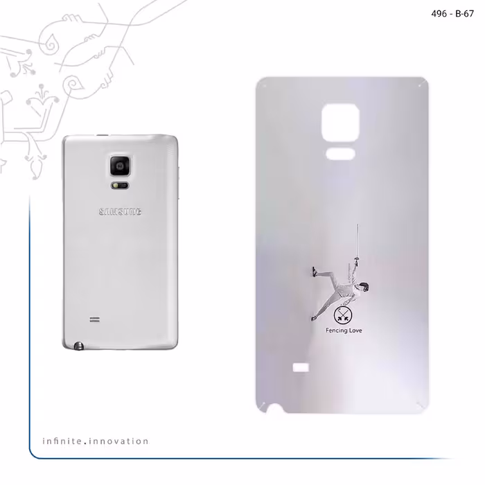 برچسب پوششی ماهوت مدل Fencing مناسب برای گوشی موبایل سامسونگ Galaxy Note Edge