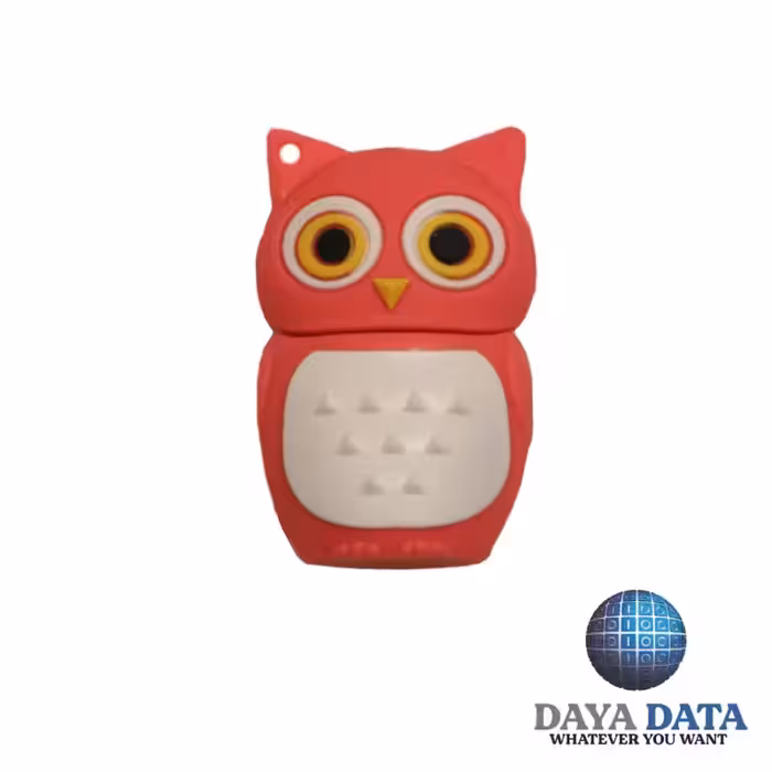 فلش مموری فانتزی دایا دیتا جغد مدلPF1021-5 ظرفیت64GB-USB2 رنگ صورتی