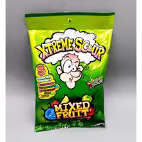آبنبات میوه ای ترش وارهدز (50 گرم) xtreme sour