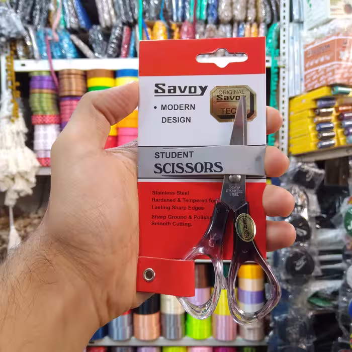 قیچی ساووی savoy مدل کوچک مناسب اصلاح صورت و سبیل