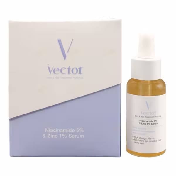سرم نیاسینامید٪5 و زینک ٪1 وکتور 30 میلی لیتر | Vector Niacinamide 5% And Zinc 1% Serum 30 ml