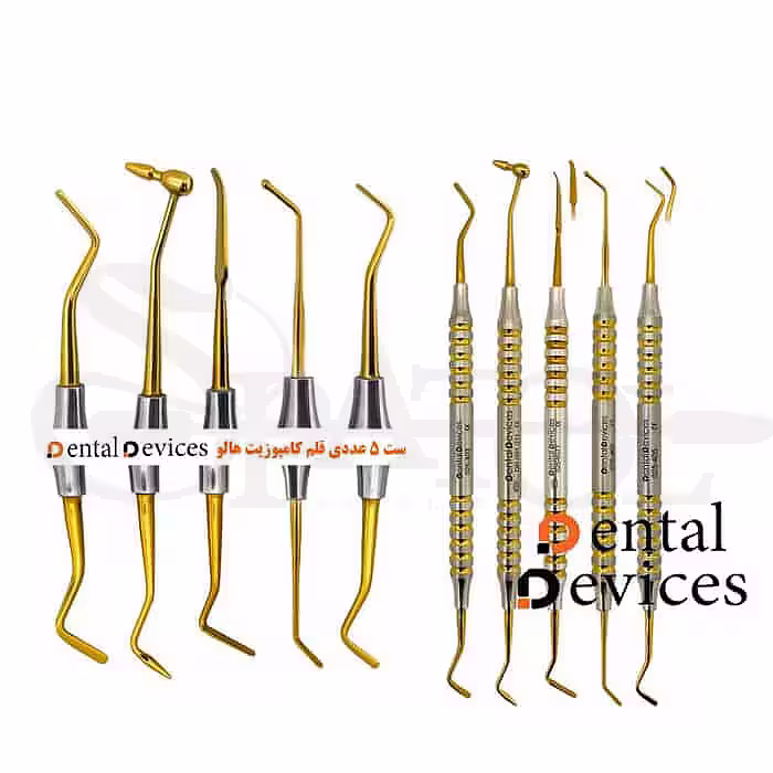 ست 5 عددی قلم کامپوزیت دنتال دیوایسDental Devices