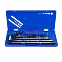آچار آلن بلند ای زد دی مدل جعبه دار کد CR-V-9PCS مجموعه 9 عددی | کالا مکس