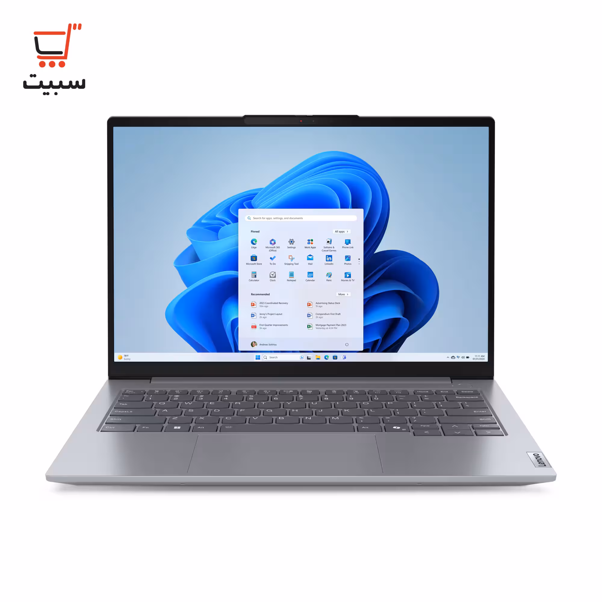 لپ تاپ 14 اینچی لنوو مدل ThinkBook 14 G8 IAL Ultra 5 225U 64G 1T SSD Intel Arc WUXGA