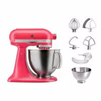 همزن کاسه دار کیچن اید آمریکا مدل 5KSM195PSBHI (همراه با کاسه اضافی سرامیکی و استیل اضافی)