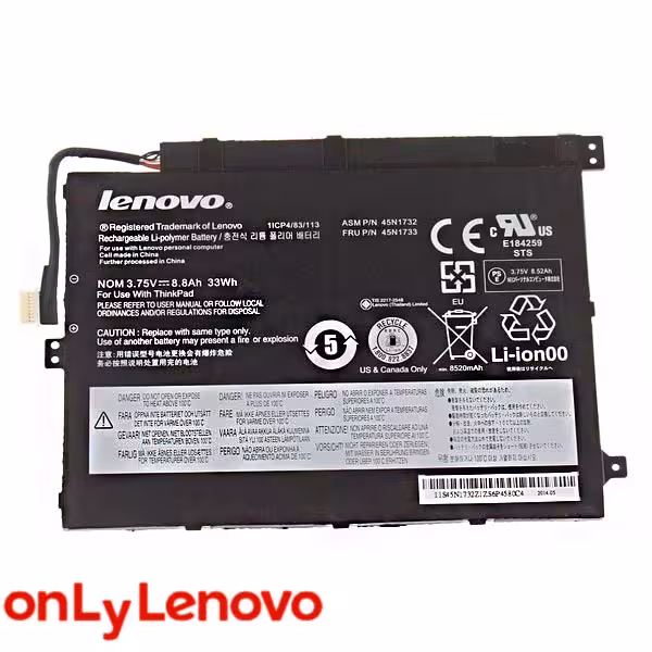 باتری لپ تاپ لنوو Lenovo 45N1731