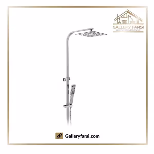 علم دوش حمام شودر مدل بارانیا کروم