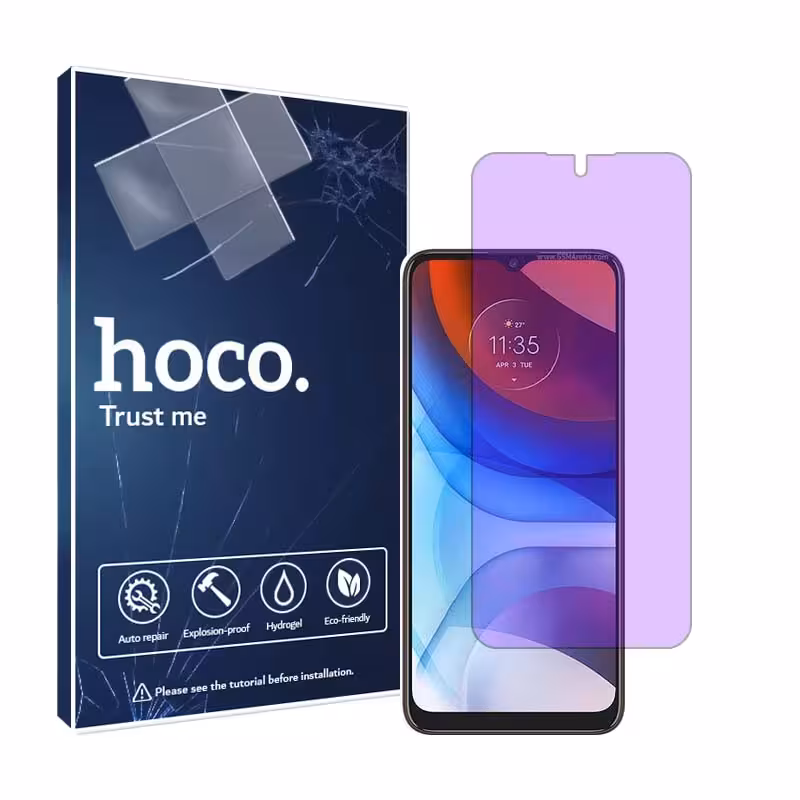 گلس موتورولا Moto E7i Power مدل آنتی پرپل برند هوکو کد S