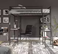 تخت خواب فلزی یک نفره کمجا DS مدل D5
