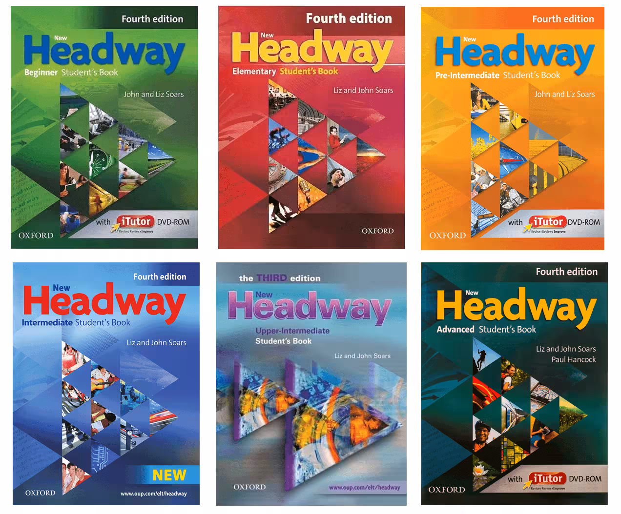 New Headway Fourth Edition مجموعه کتاب های نیو هدوی