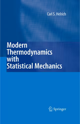 خرید و دانلود نسخه کامل کتاب Modern Thermodynamics with Statistical Mechanics