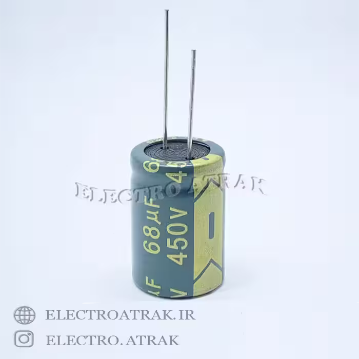 خازن الکترولیت 68 میکروفاراد (تمام ولتاژها)
