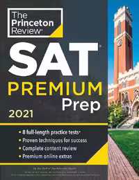 پرینستون ریویو اس ای تی پریمیوم پریپ | کتاب زبان انگلیسی Princeton Review SAT Premium Prep