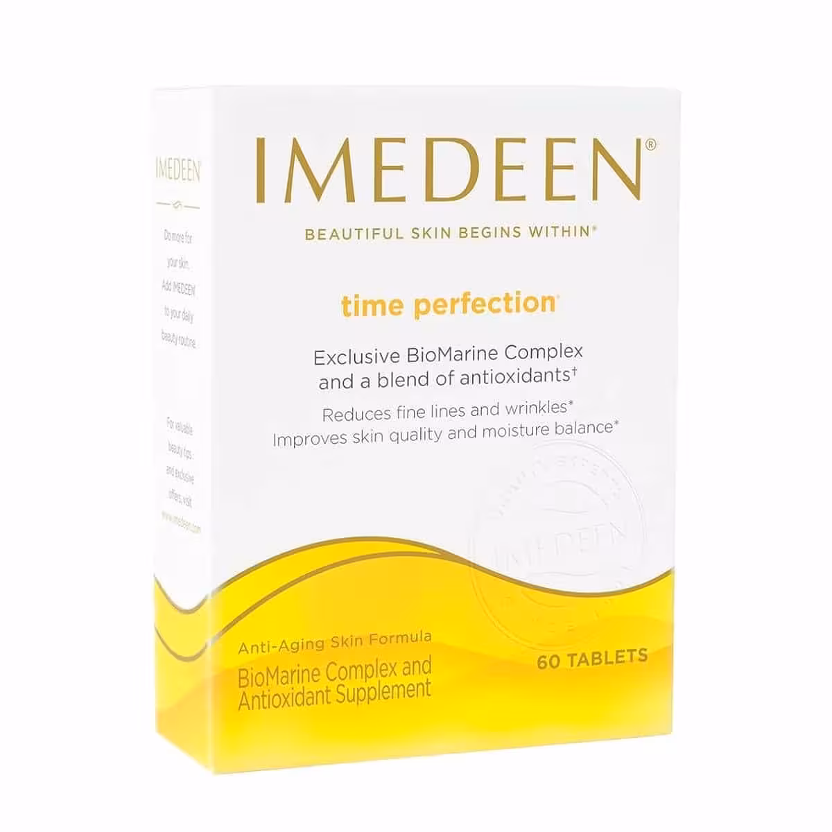 مکمل غذایی ایمدین مدل Time Perfection پیشگیری و درمان کننده علائم پیری زودرس پوست