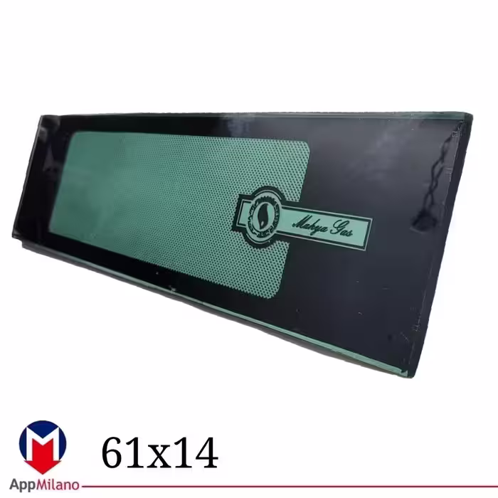 شیشه بخاری مهیا size 61x14 . .