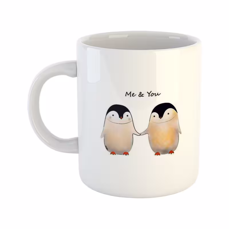 خرید ماگ-لیوان  دوستی  پنگوئن من و تو M3