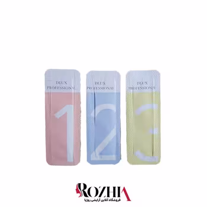 مواد لیفت مژه و ابرو دلوکس ساشه 3 عددی