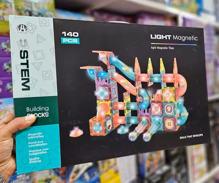 مگنت تایل تونل دار چراغدار 140 قطعه کد ch1174