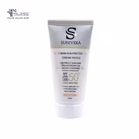 کرم ضد آفتاب رنگی پوست خشک سانیورا SPF 50 SUNIVERA (بژ مدل 1.5)
