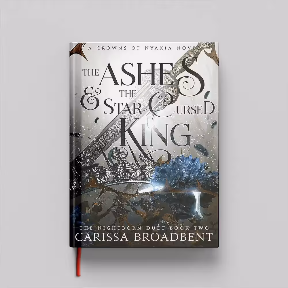 کتاب The Ashes & The star Cursed King جلد سخت (HARDCOVER)