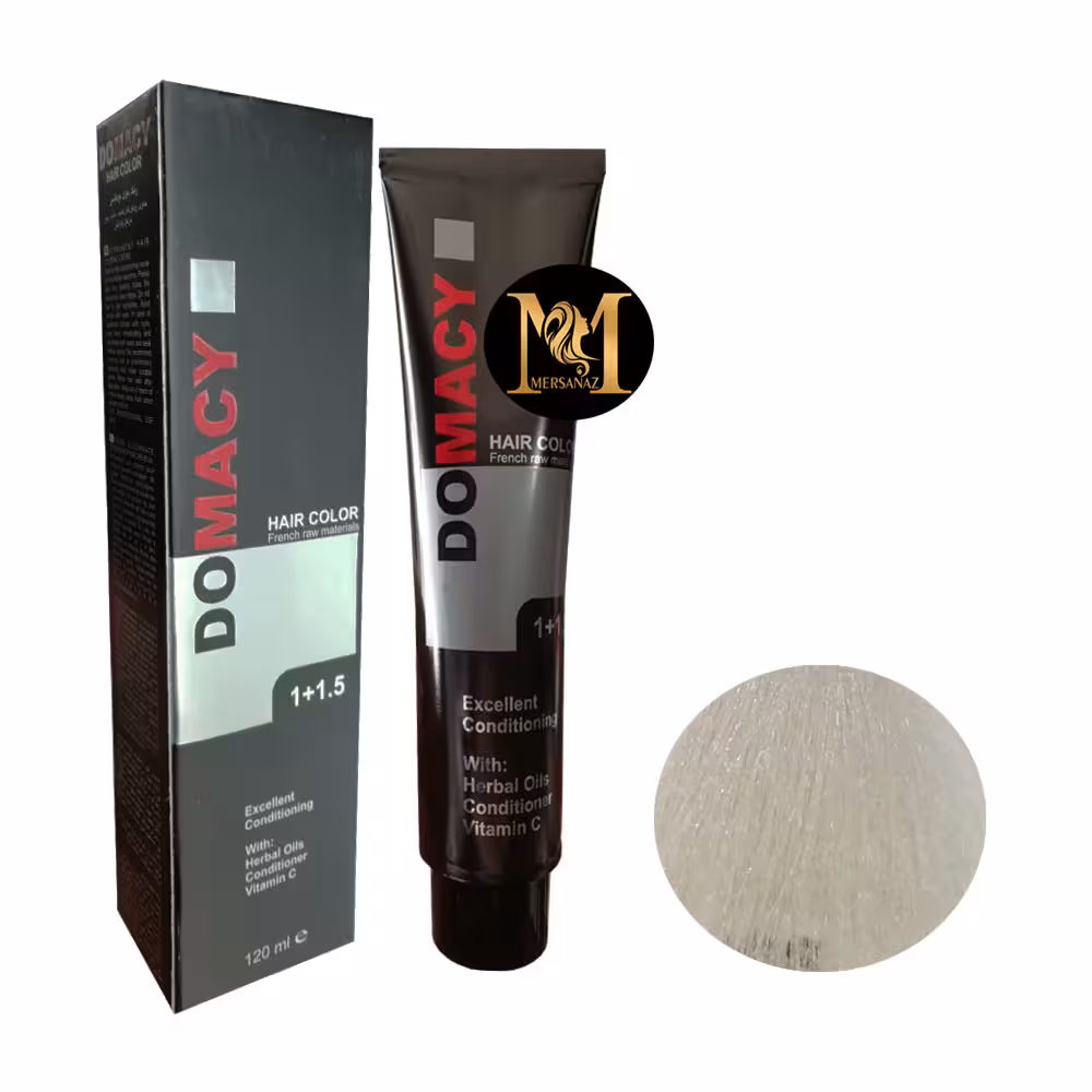 رنگ مو دوماسی شماره 10.198 حجم 120 ميلی ليتر رنگ متاليك