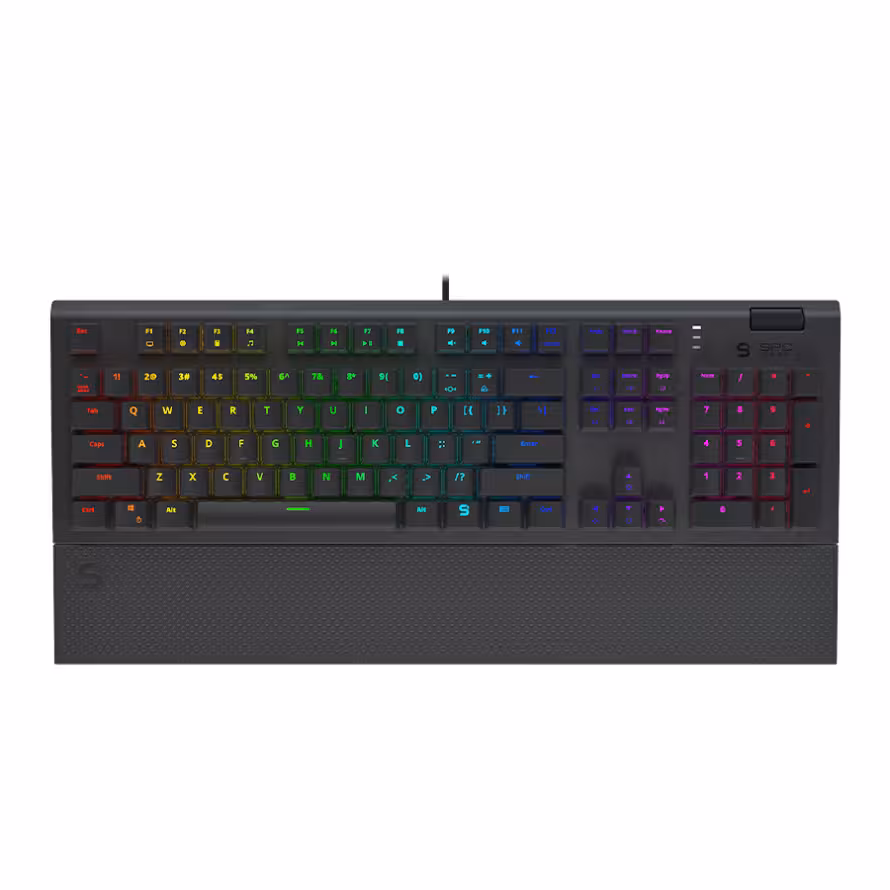کیبورد مکانیکال گیمینگ اس پی سی گیر GK650K Omnis Kailh Red RGB