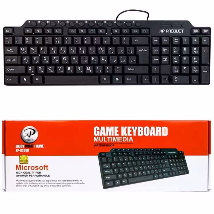 کیبورد باسیم ایکس پی مدل XP-8200