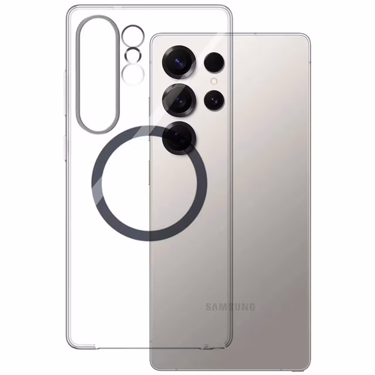 قاب مگنتی اصلی شفاف سامسونگ گلکسی اس 25 اولترا GP-FPS938SAATW