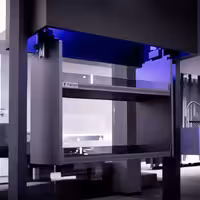 سبد آگیلیس برقی هوایی ریلی آسانسوری کریستال عرض 900mm فانتونی G261