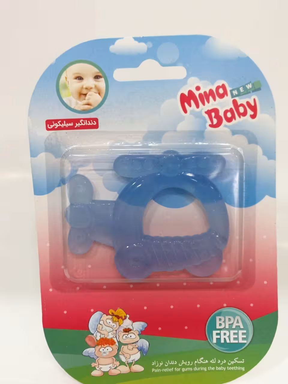 دندان گیر رنگی مینا بیبی