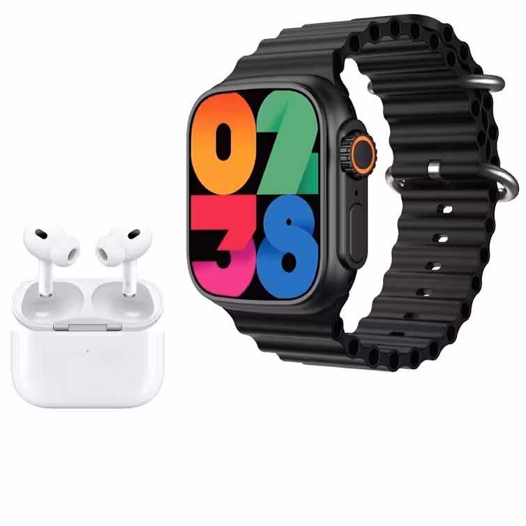 ساعت هوشمند مدل kw21 ultra 2 به همراه هندزفری | کالا مکس