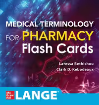 خرید و دانلود نسخه کامل کتاب Lange® Medical Terminology for Pharmacy Flash Cards