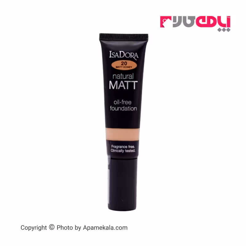 کرم پودر ایزادورا isadora مدل natural matt oil free شماره 20