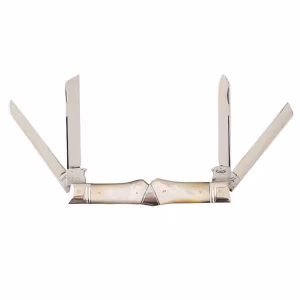 قلمتراش جواد توسلی 4 تیغه دسته صدف دریایی