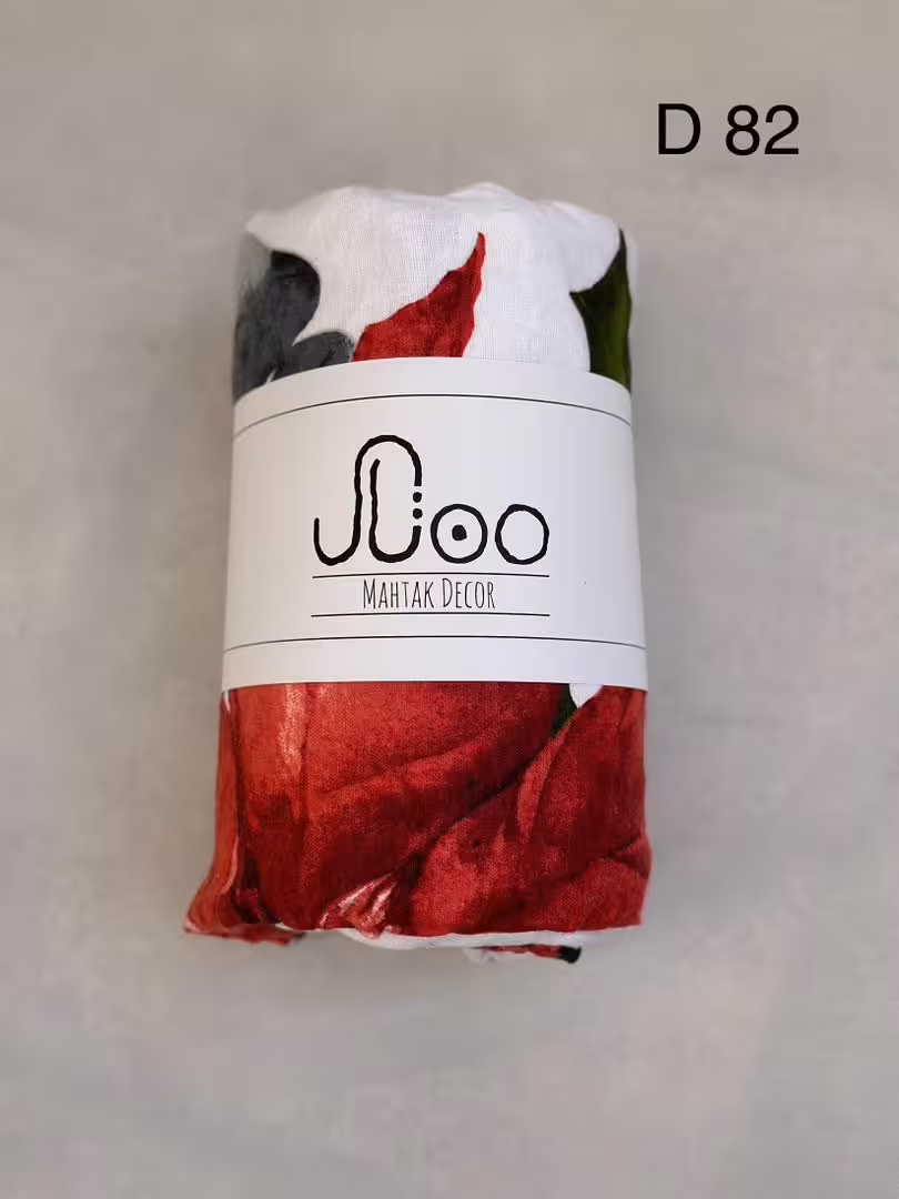 روتختی تک نفره دوتکه کدD82 (کاور تشک،یک عدد روبالشتی)