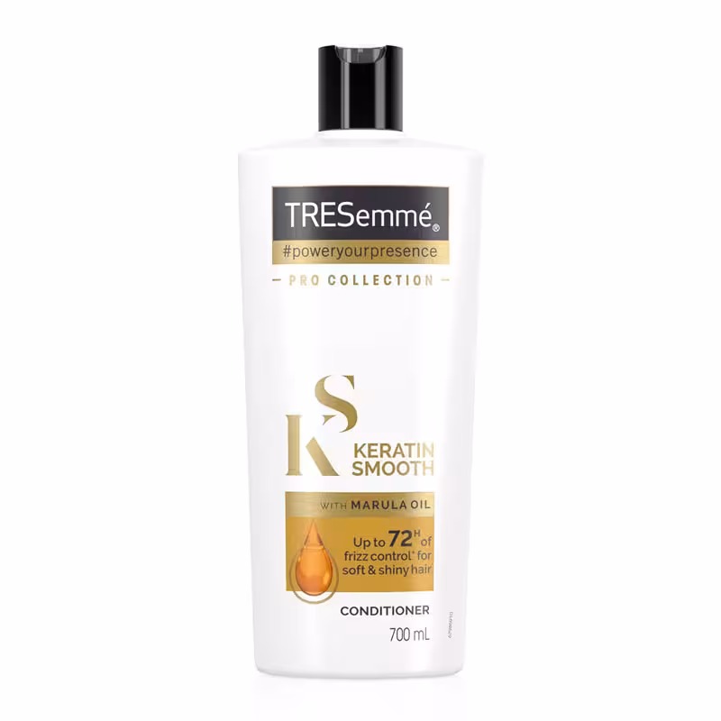 شامپو نرم کننده مو ترزمه Tresemme مدل Keratin smooth حجم 700ml