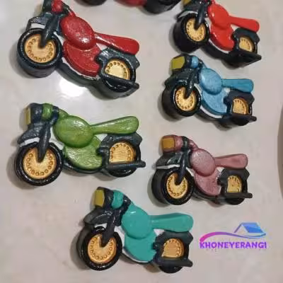 مجسمه موتور سیکلت پشت تخت 7/5 سانتی