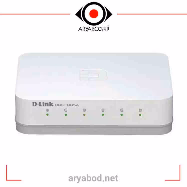 سوییچ شبکه دسکتاپ 5 پورت گیگابیتی دی لینک مدل D-LINK DGS-1005A