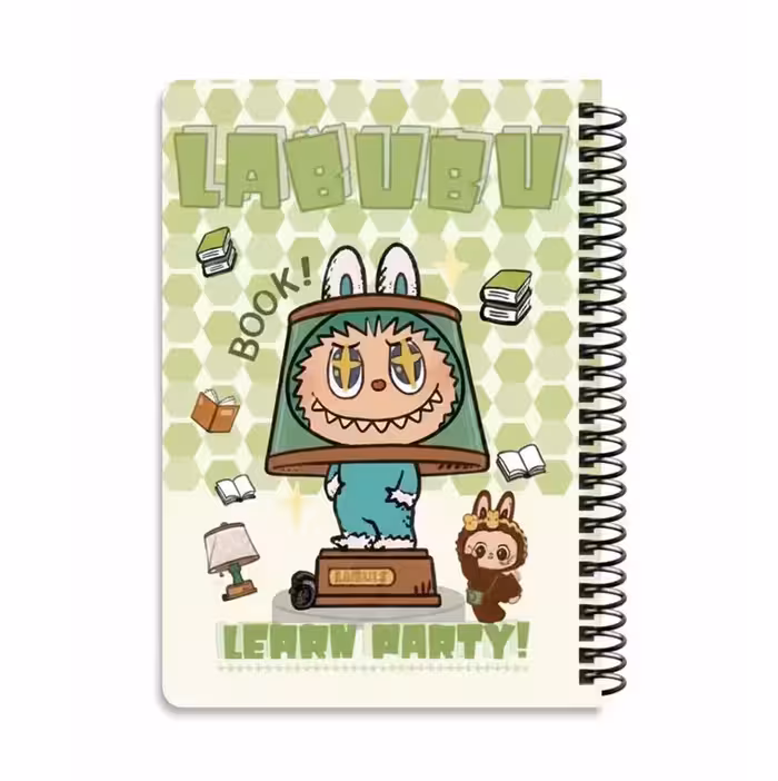 دفتر مشق 100 برگ حاشیه دار لانگو طرح لبوبو 4