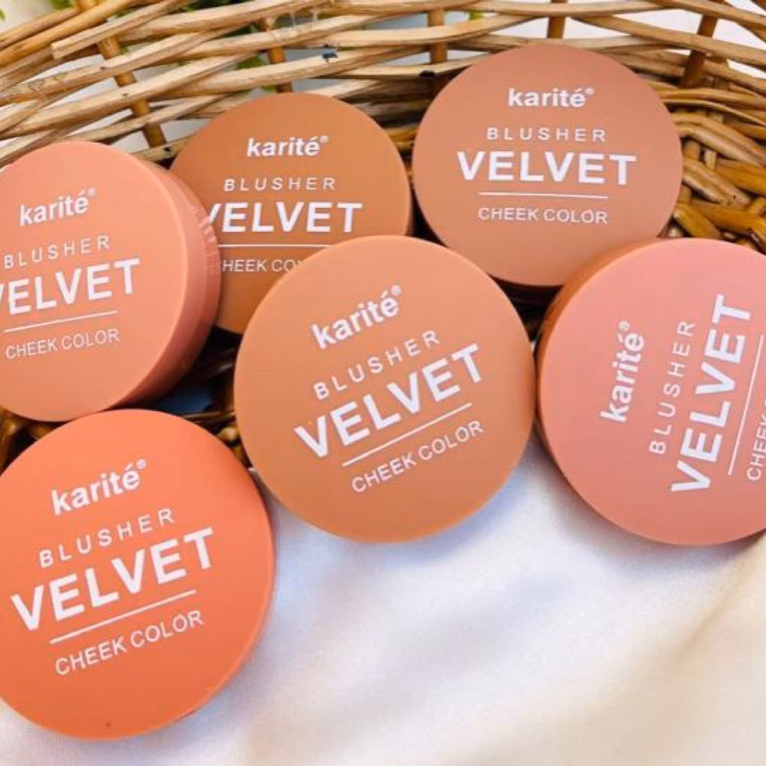 رژگونه مات و مخملی  اورجینال کاریته velvet 