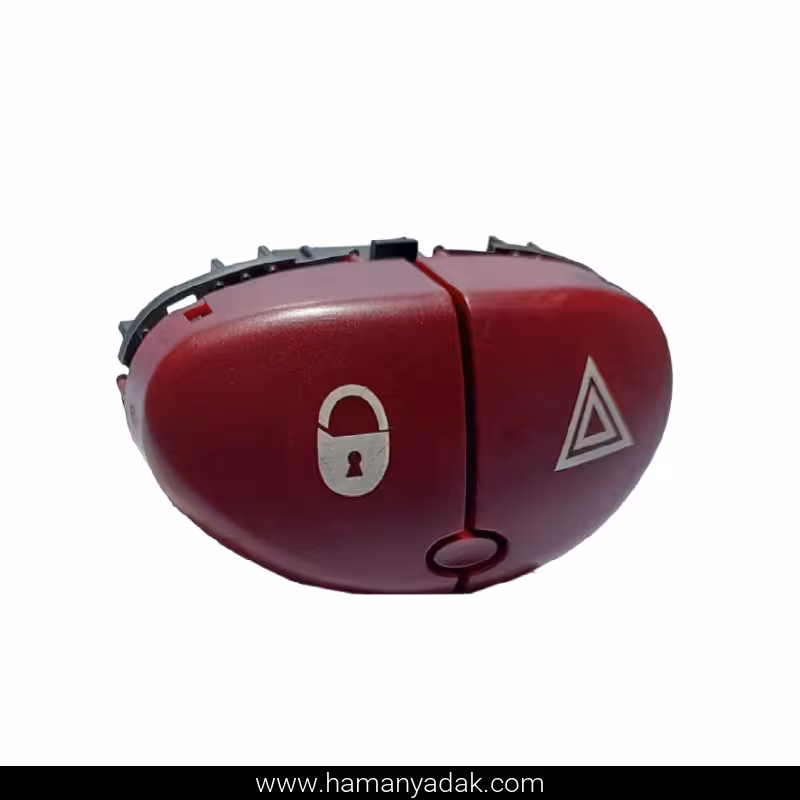 کلید فلاشر و قفل مرکزی پژو 206 دو پل برند هیرکان