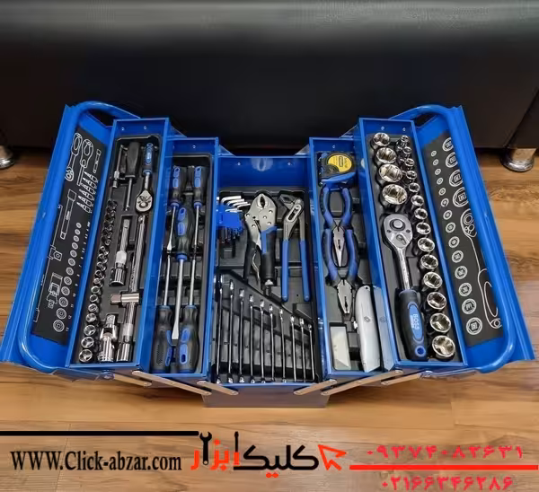 جعبه ابزار کامل 85 پارچه باس مدل Bs