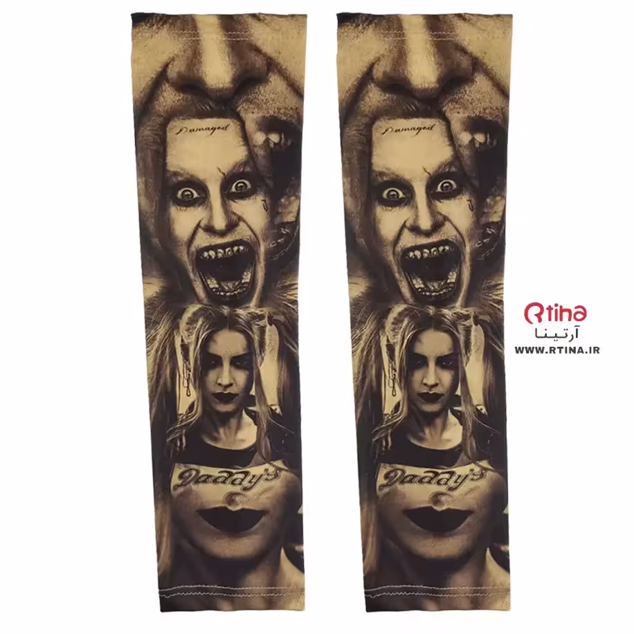 ساقدست با طرح تاتو مردانه مدل هالووین