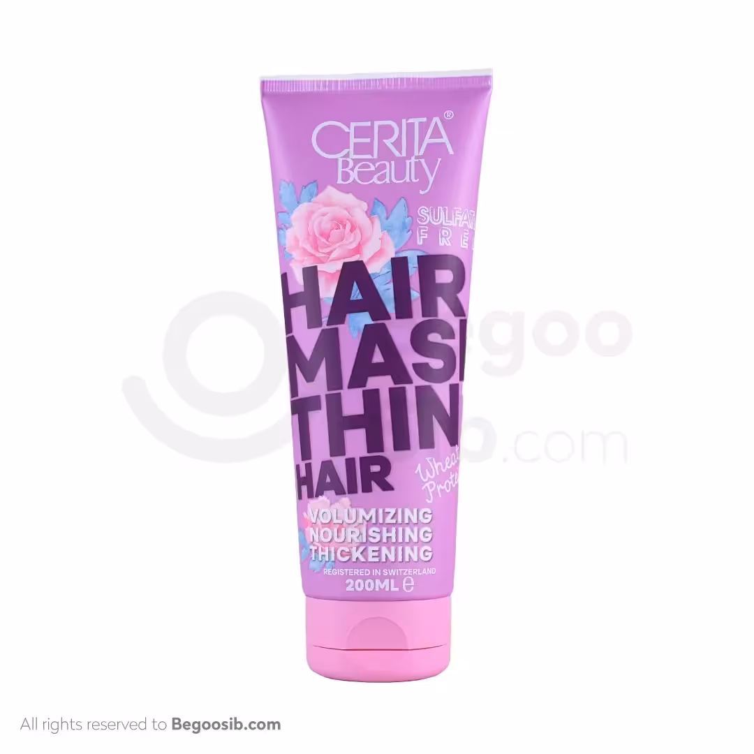 ماسک موی سریتا مناسب موهای نازک و کم حجم 200 میلی لیتری