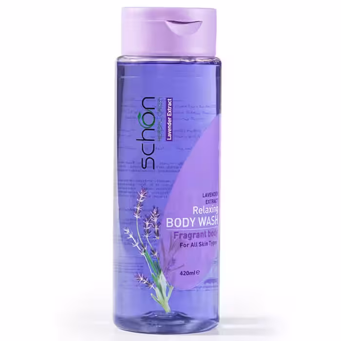 شامپو بدن اسطوخودوس شون 420 میل|schon lavender body wash 420ML