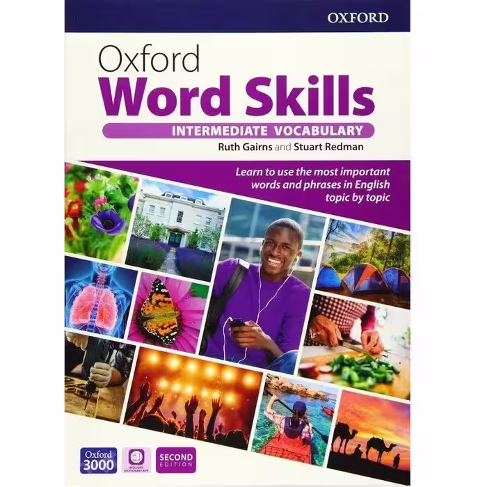 کتاب Oxford Word Skills Intermediate Second Edition اثر Ruth-Gairns And Stuart-Redman انتشارات آکسفورد
