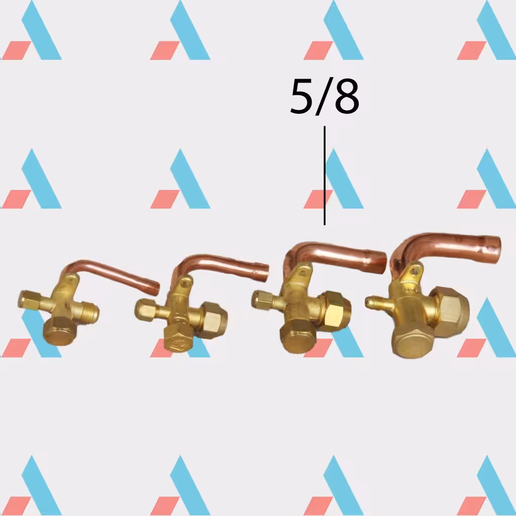 شیر سرویس 5.8 --90 درجه کد 04060006
