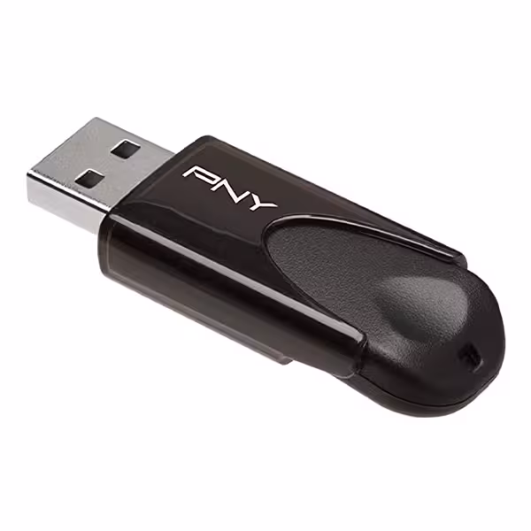فلش مموری پی ان وای مدل Attach 4 ظرفیت 16 گیگابایت USB 3.0 Black